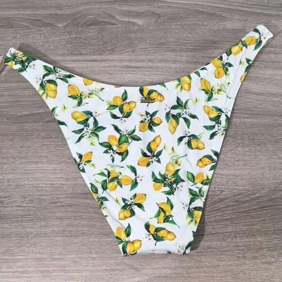 VICTORIA'S SECRET LEMON PRINT‎ BIKINI SWIM BOTTOM NWT - Picture 6 of 7